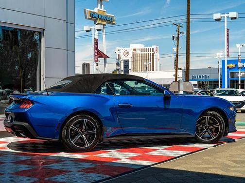Atlas Blue Metallic 2024 Ford Mustang EcoBoost Premium
