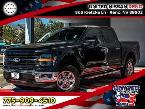 Agate Black Metallic 2025 Ford F-150 XLT