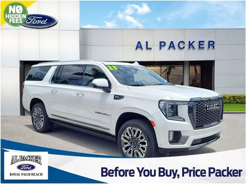 White Frost Tricoat 2023 GMC Yukon XL DENALI ULTIMATE