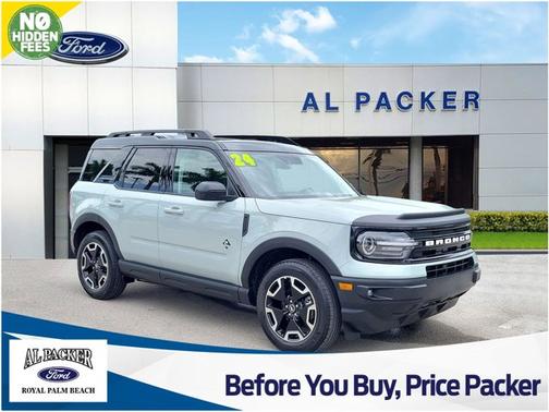 CACTUS GRAY 2024 Ford Bronco Sport OUTER BANKS