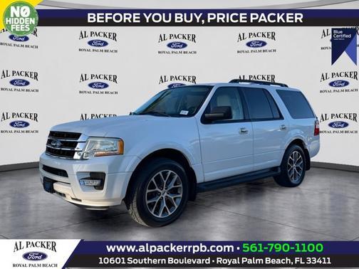 WHITE PLATINUM MET TRI-COAT 2017 Ford Expedition XLT