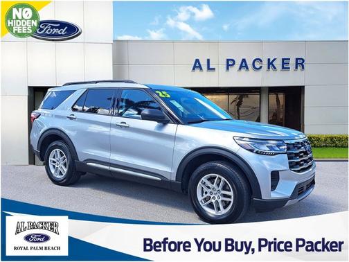 ICONIC SILVER METALLIC 2025 Ford Explorer ACTIVE