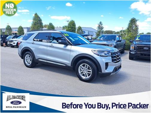 ICONIC SILVER METALLIC 2025 Ford Explorer ACTIVE