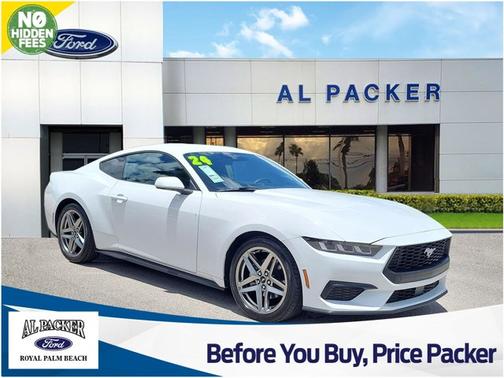 OXFORD WHITE 2024 Ford Mustang ECOBOOST