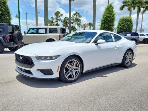 OXFORD WHITE 2024 Ford Mustang ECOBOOST