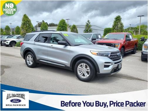ICONIC SILVER METALLIC 2020 Ford Explorer XLT