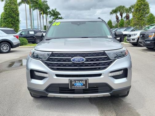 ICONIC SILVER METALLIC 2020 Ford Explorer XLT