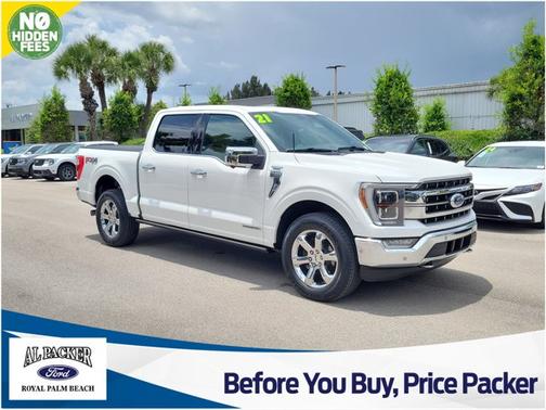 STAR WHITE METALLIC TRICOAT 2021 Ford F-150 LARIAT