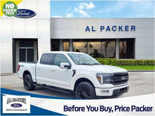 STAR WHITE METALLIC TRICOAT 2024 Ford F-150 LARIAT