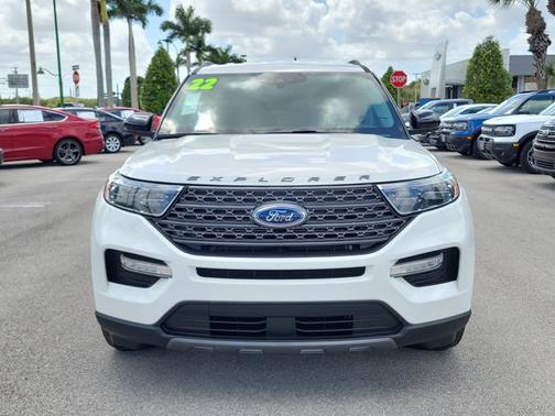 STAR WHITE MET TRI-COAT 2022 Ford Explorer XLT