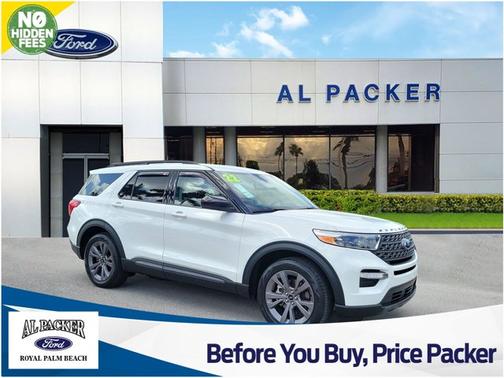 STAR WHITE MET TRI-COAT 2022 Ford Explorer XLT