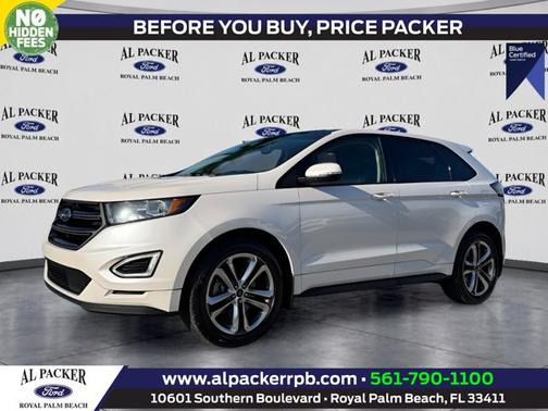 WHITE PLATINUM MET TRI-COAT 2017 Ford Edge SPORT