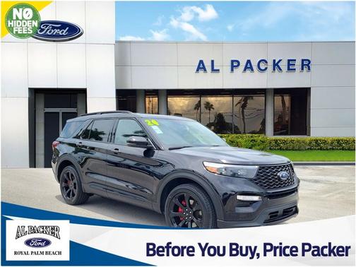 AGATE BLACK METALLIC 2024 Ford Explorer ST