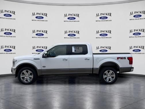 WHITE PLATINUM METALLIC TC 2019 Ford F-150 KING RANCH