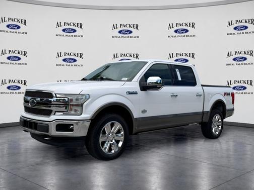 WHITE PLATINUM METALLIC TC 2019 Ford F-150 KING RANCH