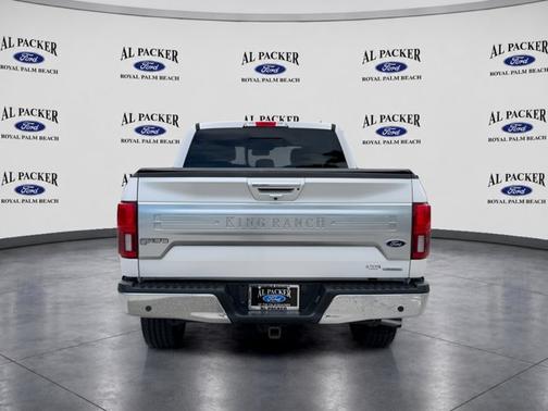 WHITE PLATINUM METALLIC TC 2019 Ford F-150 KING RANCH
