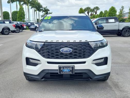 STAR WHITE MET TRI-COAT 2022 Ford Explorer ST-LINE