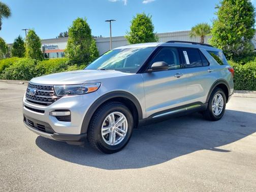 ICONIC SILVER METALLIC 2022 Ford Explorer XLT
