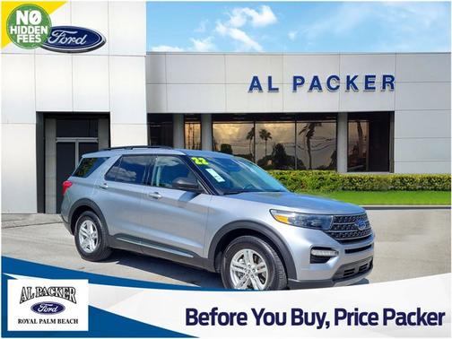 ICONIC SILVER METALLIC 2022 Ford Explorer XLT