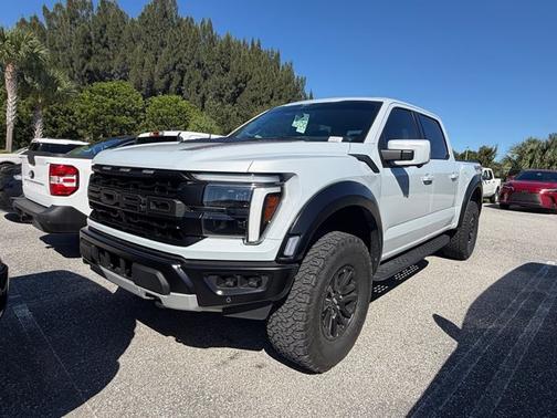 SPACE WHITE METALLIC 2025 Ford F-150 RAPTOR