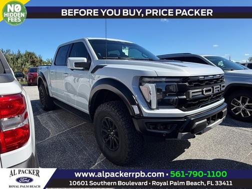SPACE WHITE METALLIC 2025 Ford F-150 RAPTOR