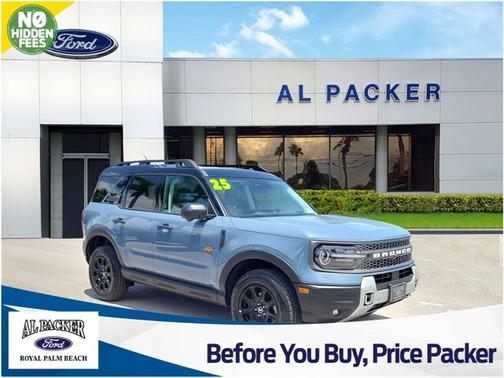 AZURE GRAY METALLIC TRI-COA 2025 Ford Bronco Sport BADLANDS