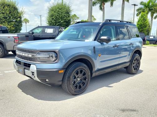 AZURE GRAY METALLIC TRI-COA 2025 Ford Bronco Sport BADLANDS