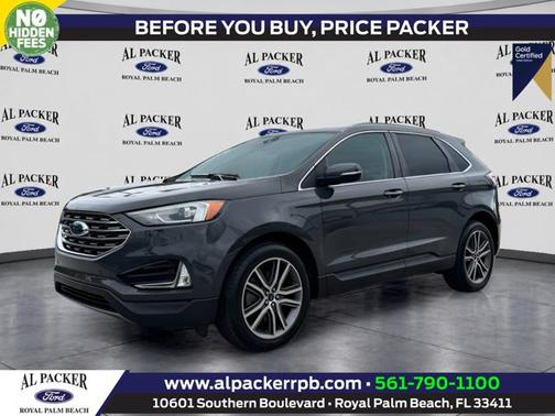 LITHIUM GRAY 2021 Ford Edge TITANIUM