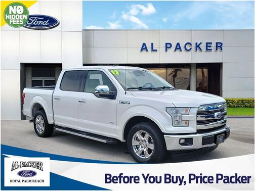 WHITE PLATINUM METALLIC TC 2017 Ford F-150 LARIAT