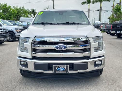 WHITE PLATINUM METALLIC TC 2017 Ford F-150 LARIAT