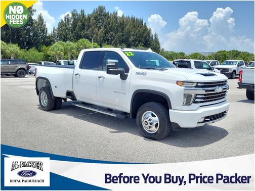 Summit White 2022 Chevrolet Silverado 3500 HIGH COUNTRY
