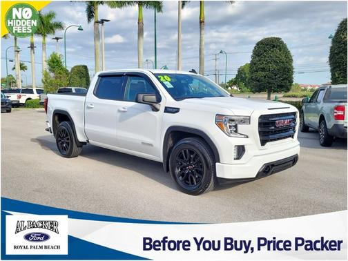Summit White 2020 GMC Sierra 1500 ELEVATION