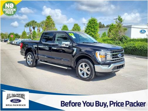 AGATE BLACK METALLIC 2022 Ford F-150 LARIAT