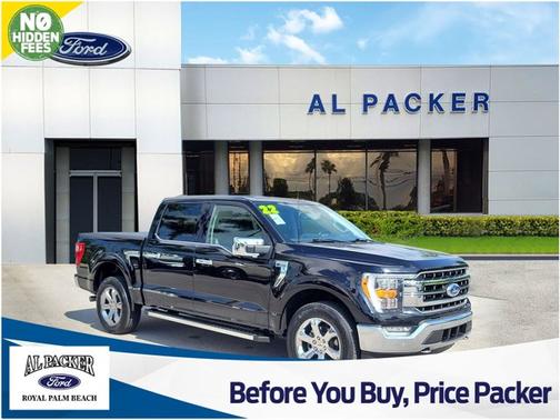 AGATE BLACK METALLIC 2022 Ford F-150 LARIAT