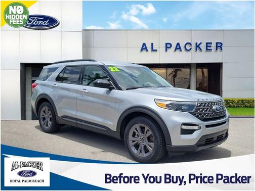 ICONIC SILVER METALLIC 2022 Ford Explorer XLT