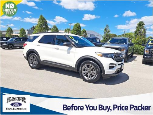 STAR WHITE MET TRI-COAT 2021 Ford Explorer XLT
