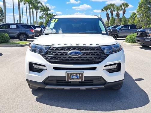 STAR WHITE MET TRI-COAT 2021 Ford Explorer XLT