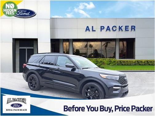 AGATE BLACK METALLIC 2023 Ford Explorer ST-LINE