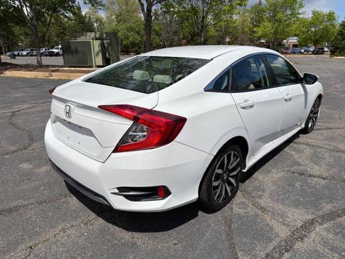 Platinum White Pearl 2021 Honda Civic LX