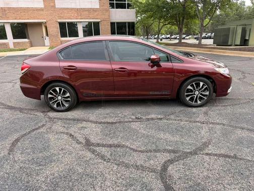 Burgundy 2015 Honda Civic EX