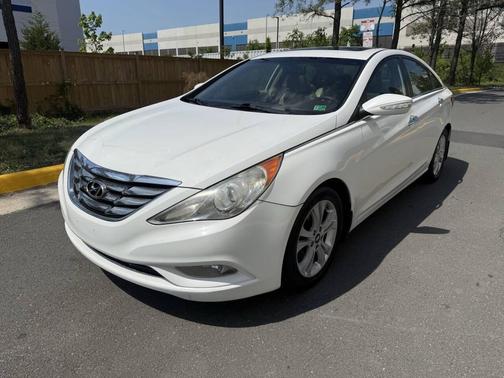 White 2011 Hyundai SONATA Limited
