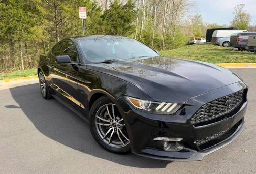 Shadow Black 2016 Ford Mustang EcoBoost Premium