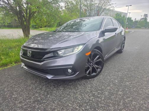 Modern Steel Metallic 2020 Honda Civic Sport