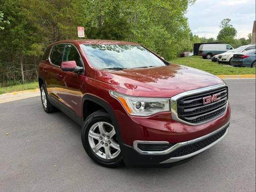 Burgundy 2017 GMC Acadia SLE-1