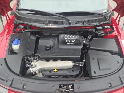 Red 2001 Audi TT Roadster