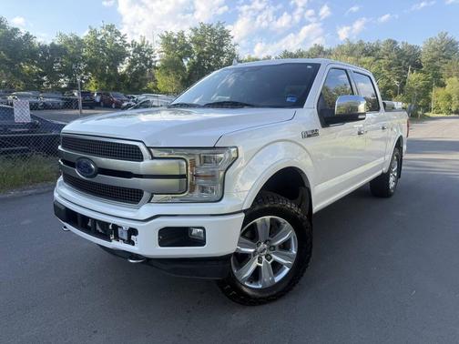 White Platinum Metallic Tri-Coat 2018 Ford F-150 Platinum