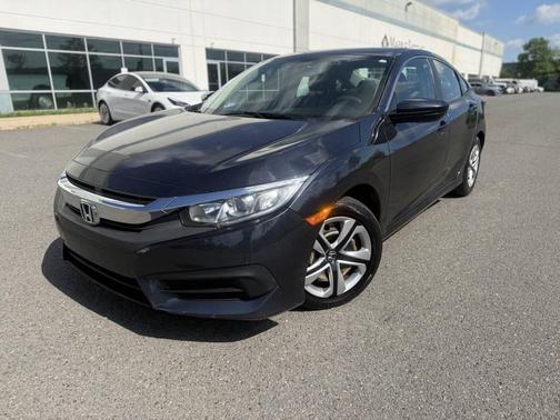 Modern Steel Metallic 2018 Honda Civic LX