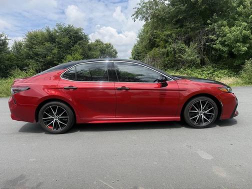 Burgundy 2023 Toyota Camry SE
