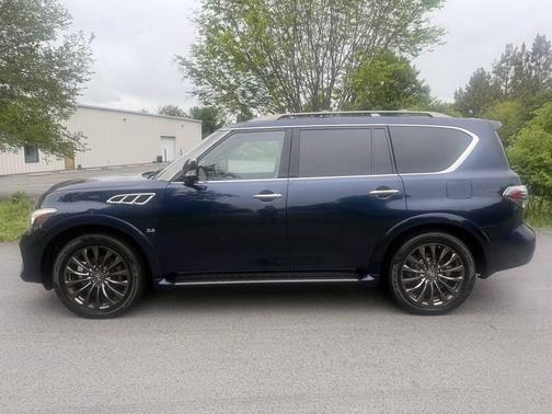 Hermosa Blue 2017 INFINITI QX80 Limited