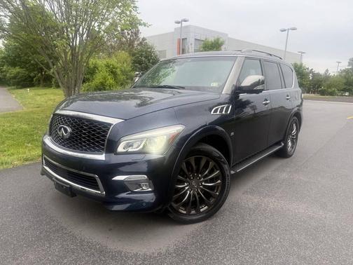 Hermosa Blue 2017 INFINITI QX80 Limited